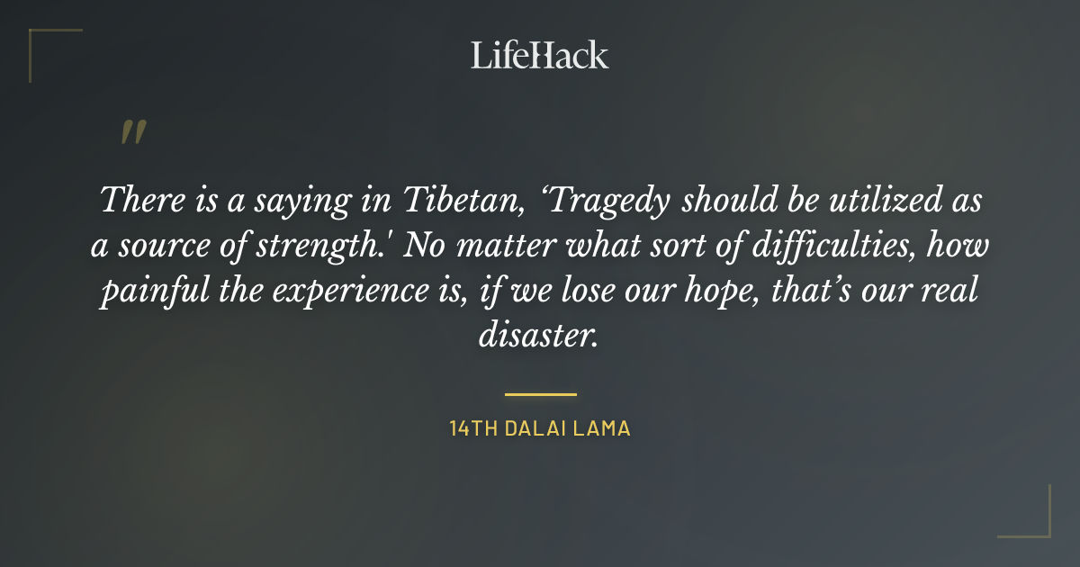 Quote by 14th Dalai Lama