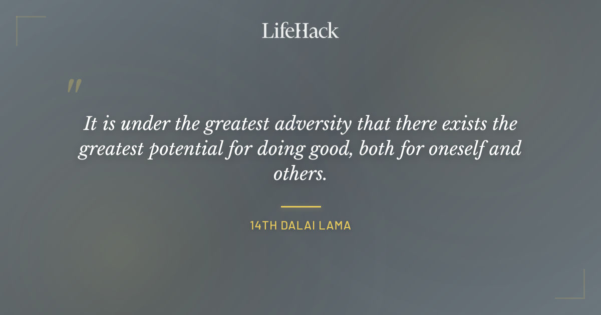 Quote by 14th Dalai Lama