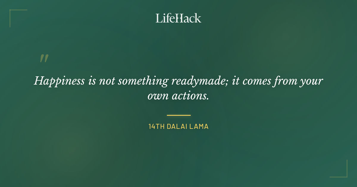 Quote by 14th Dalai Lama