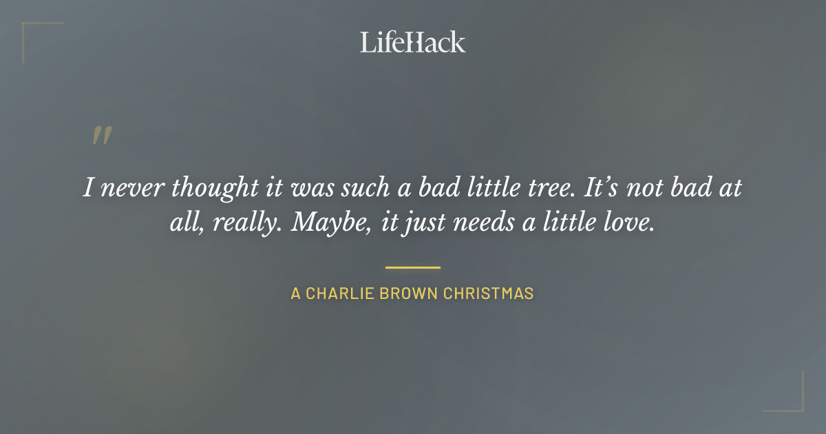 Quote by A Charlie Brown Christmas