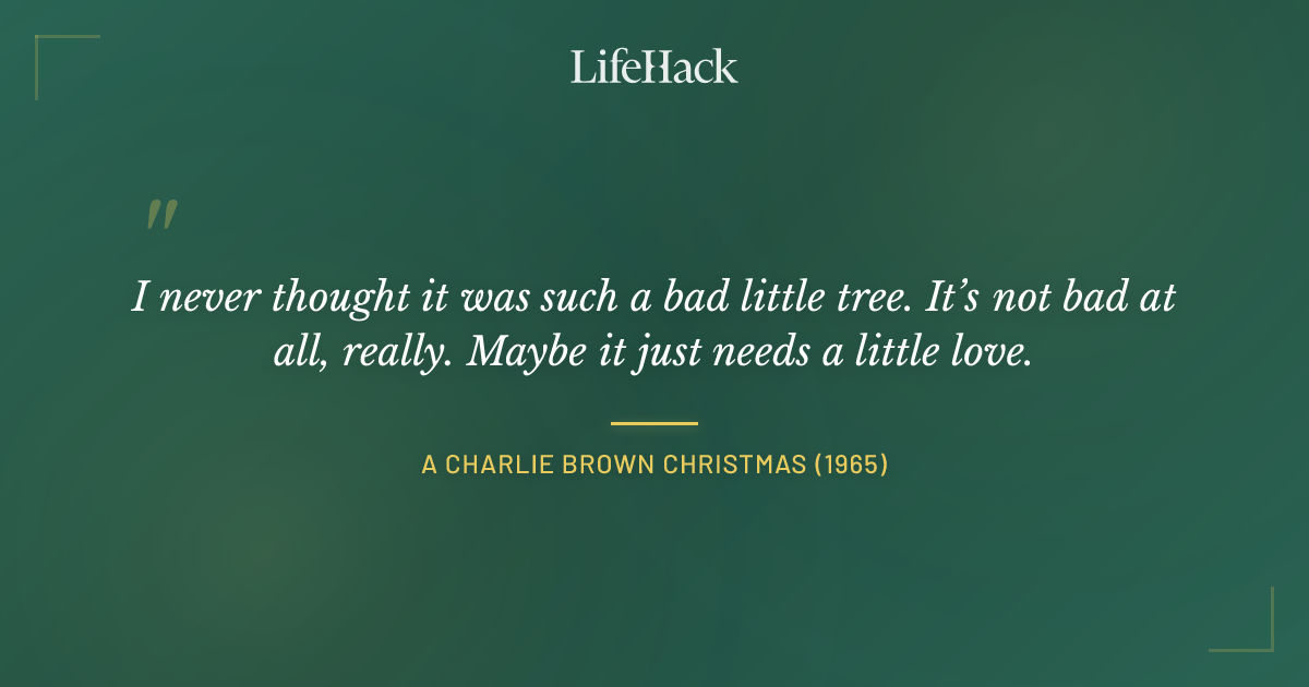 Quote by A Charlie Brown Christmas (1965)
