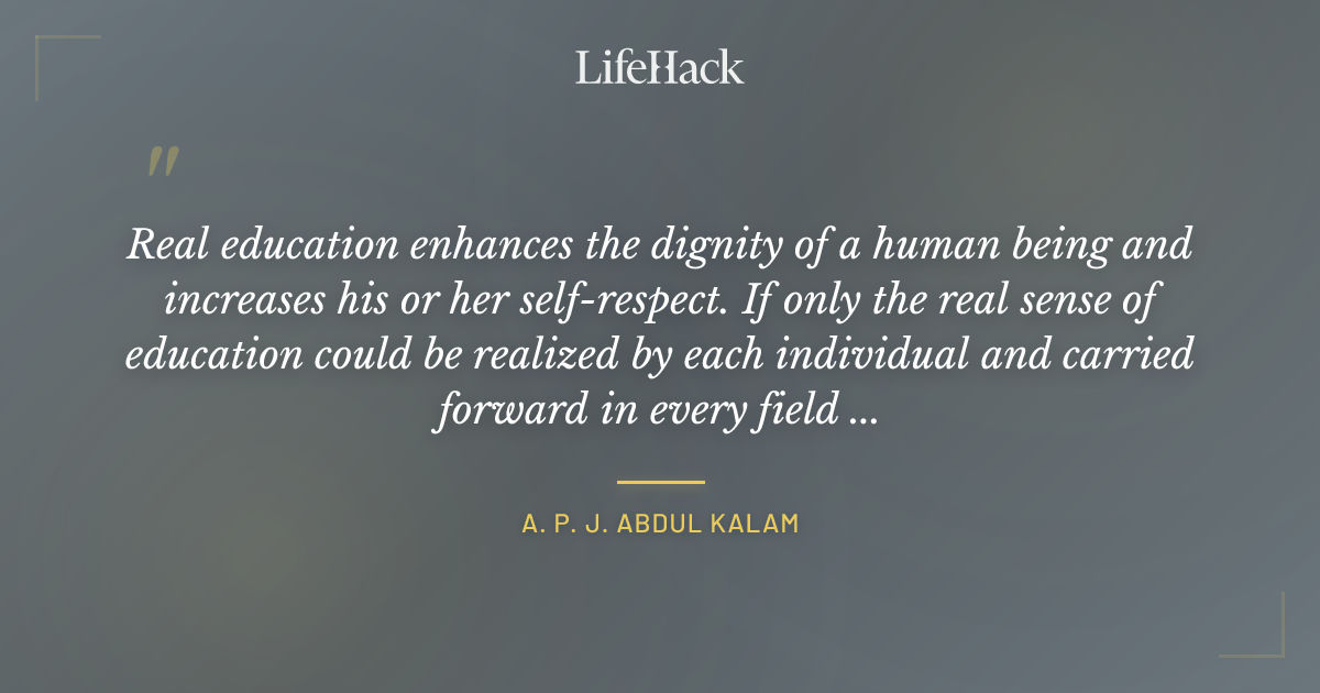 Quote by A. P. J. Abdul Kalam