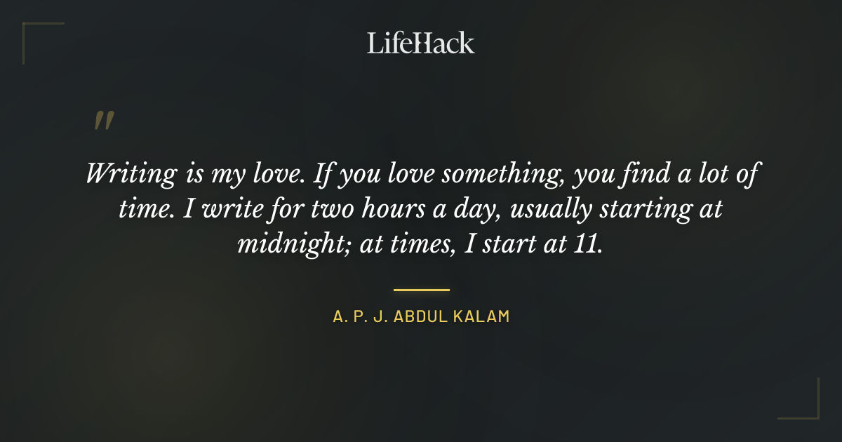 Quote by A. P. J. Abdul Kalam