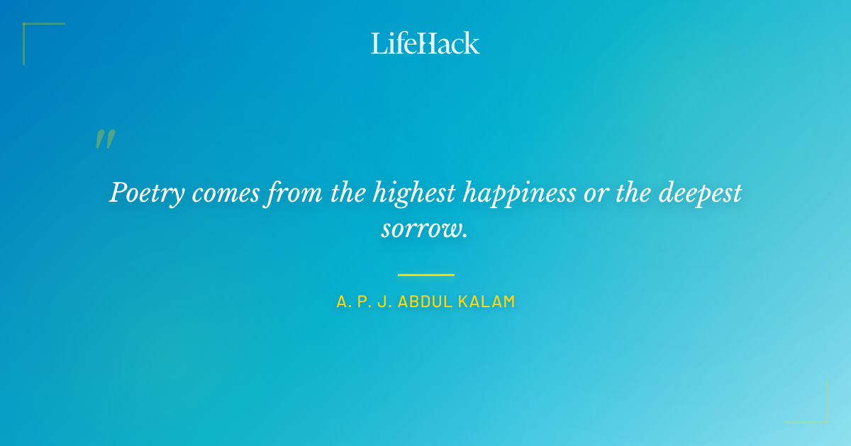 Quote by A. P. J. Abdul Kalam