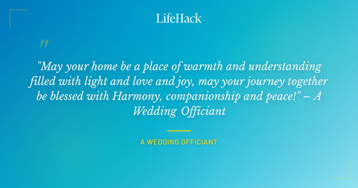 Quote by A Wedding Officiant