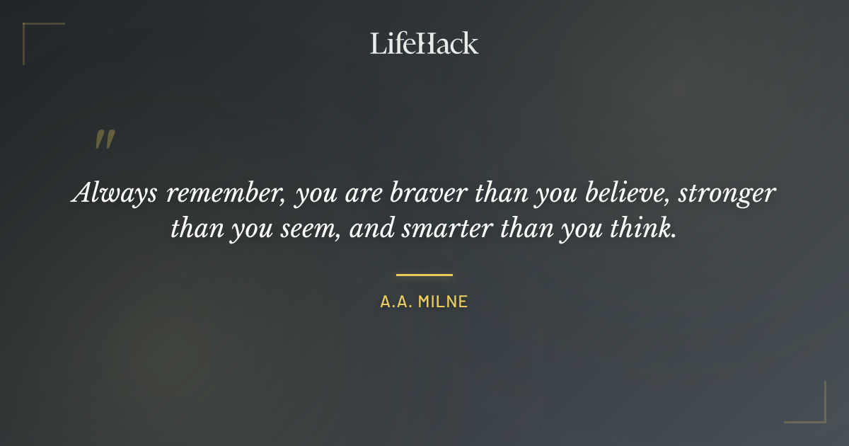 Quote by A.A. Milne