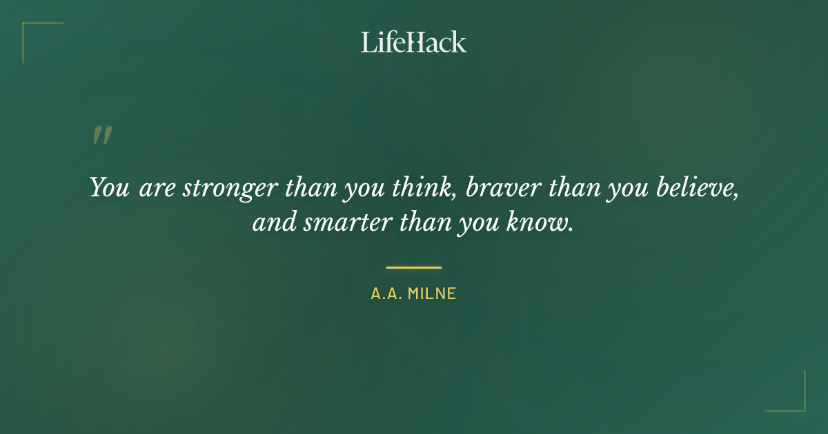 Quote by A.A. Milne