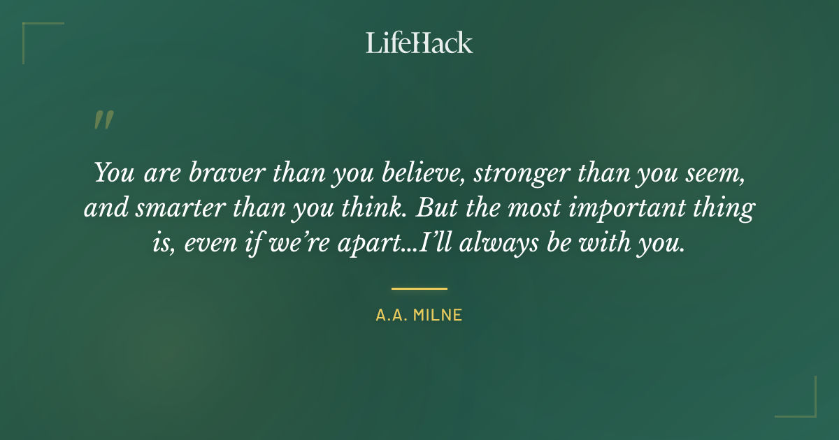 Quote by A.A. Milne