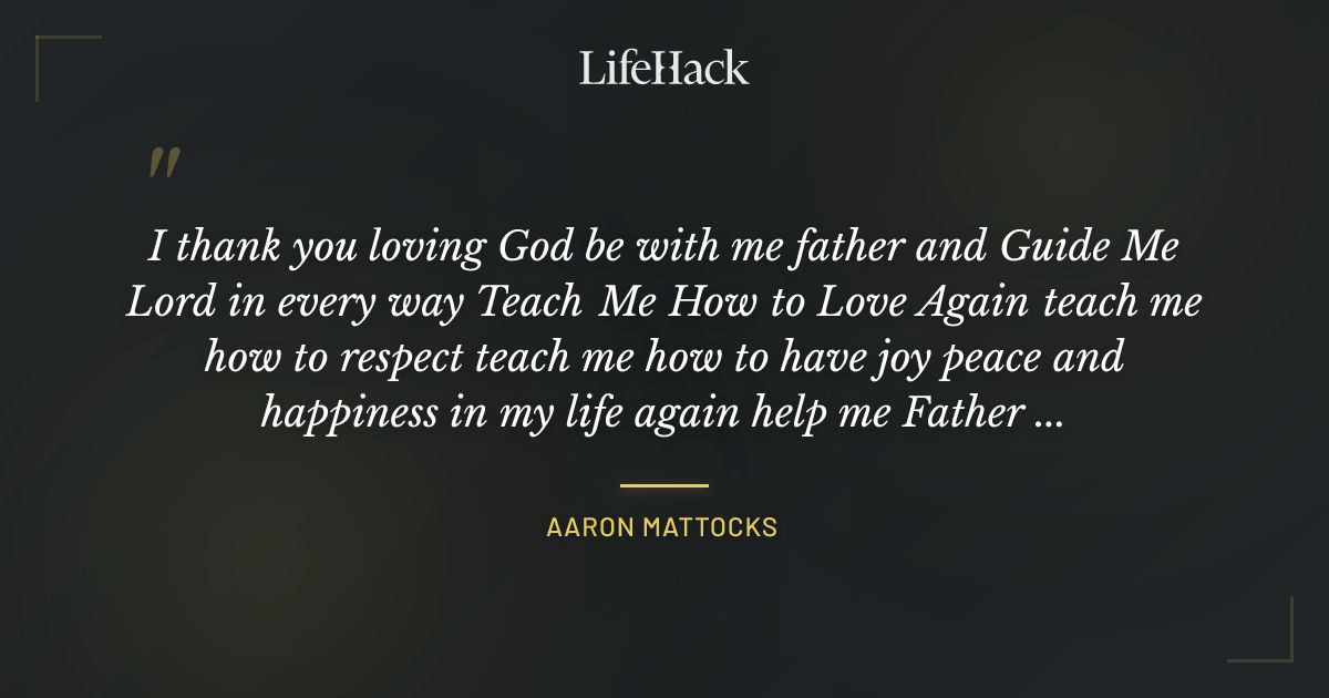 Quote by Aaron Mattocks
