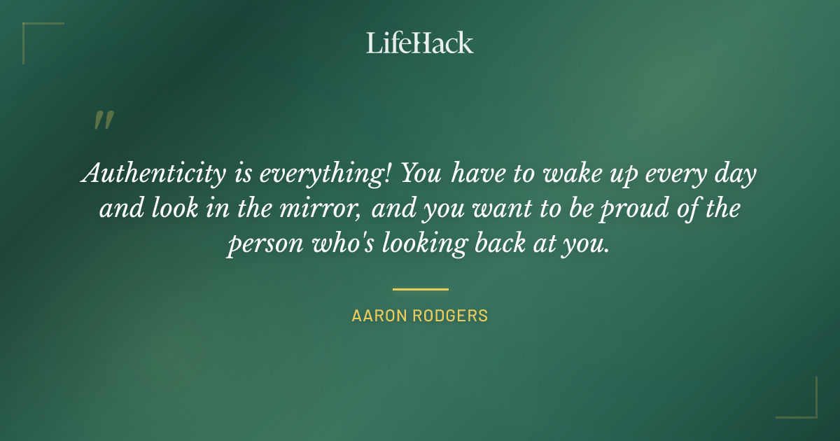 Quote by Aaron Rodgers