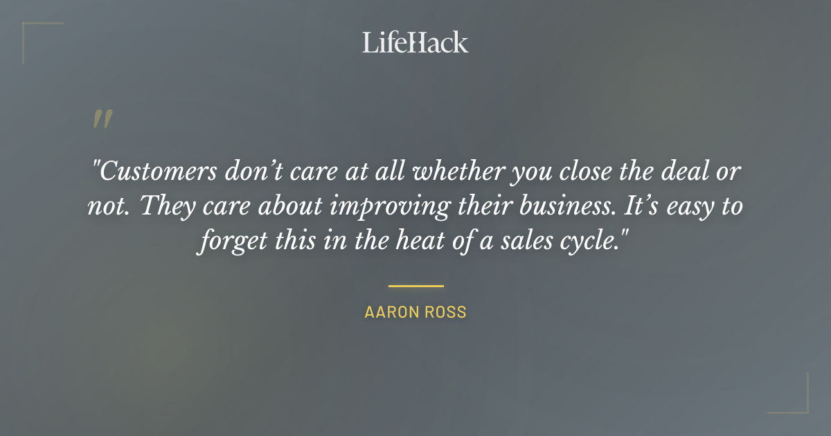 Quote by Aaron Ross
