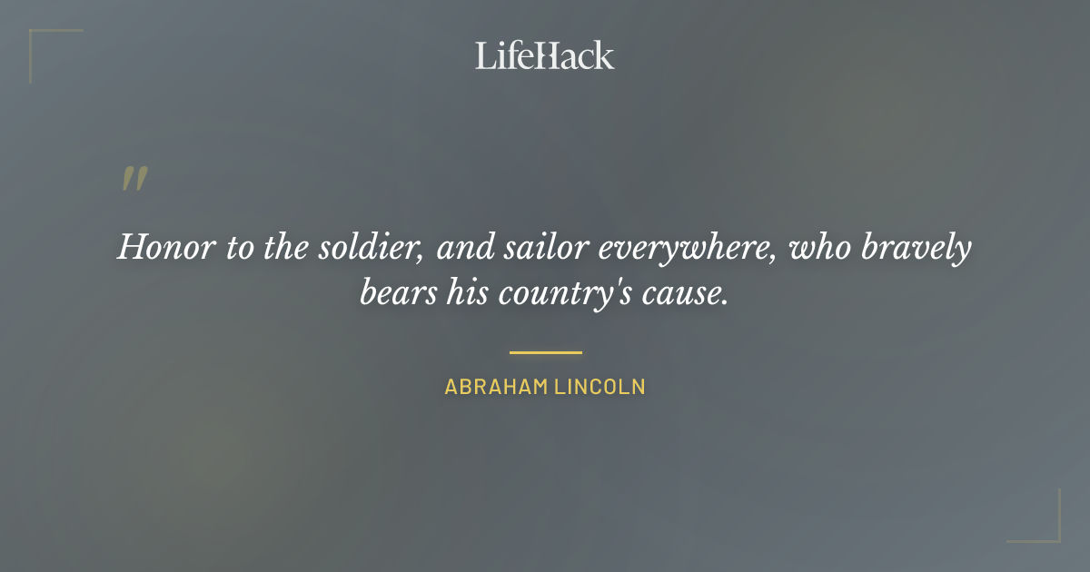 Quote by Abraham Lincoln