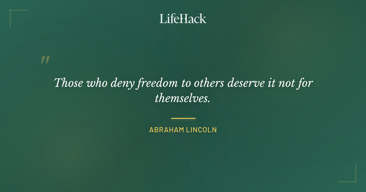 Quote by Abraham Lincoln