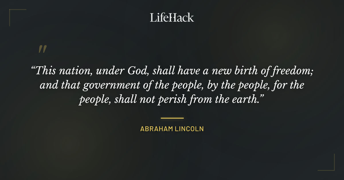 Quote by Abraham Lincoln
