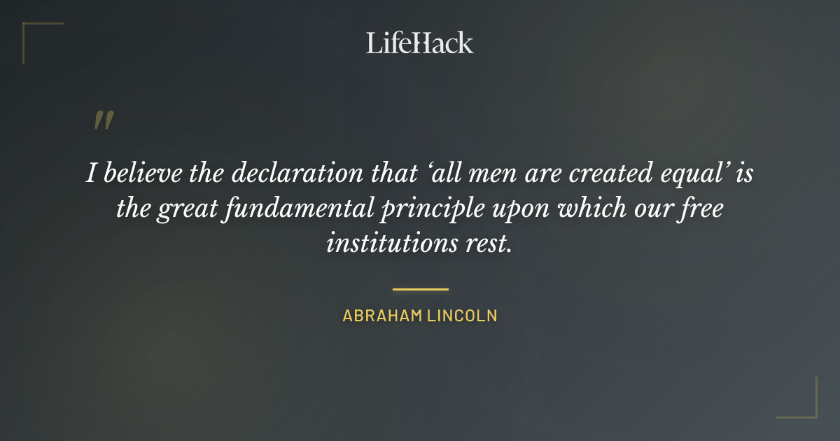 Quote by Abraham Lincoln