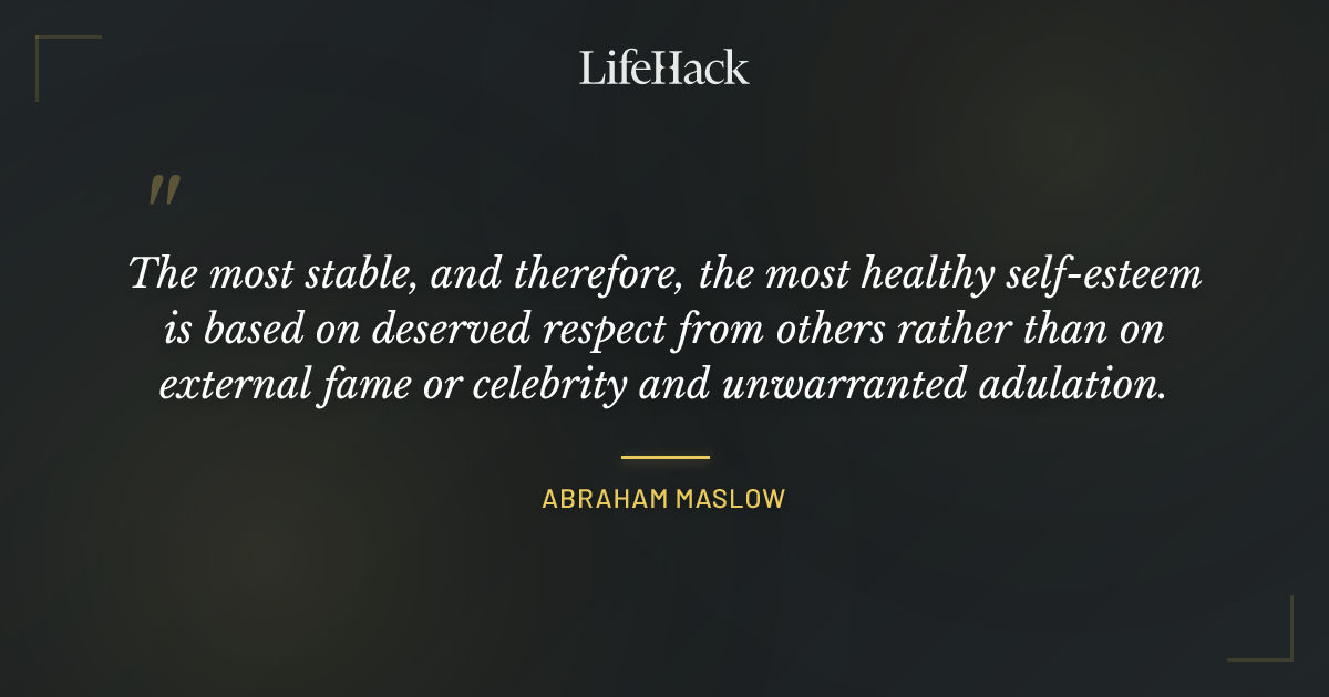 Quote by Abraham Maslow