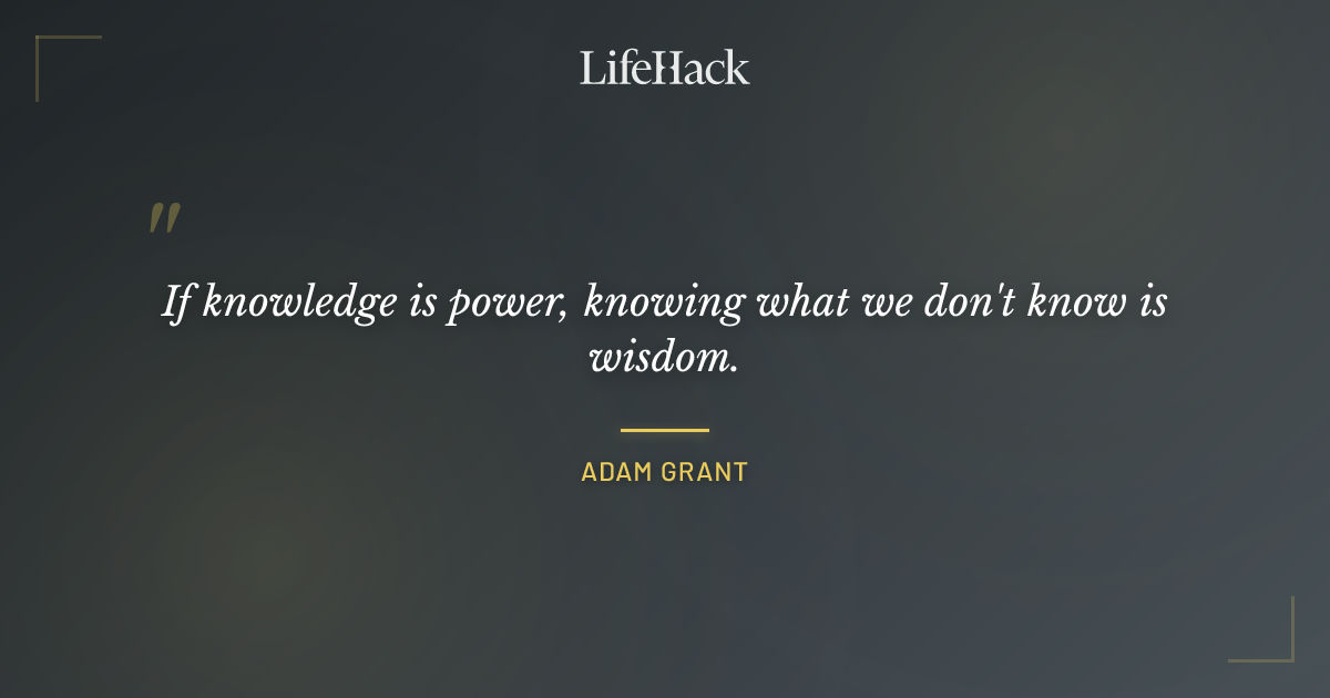 Quote by Adam Grant
