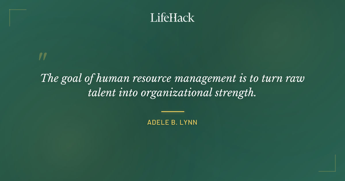 Quote by Adele B. Lynn