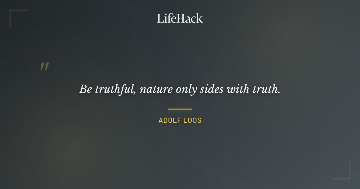 Quote by Adolf Loos