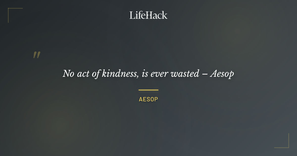 Quote by Aesop