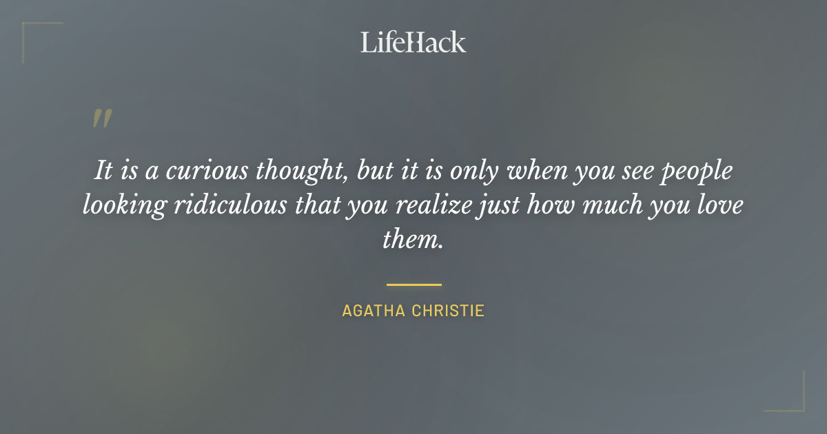 Quote by Agatha Christie