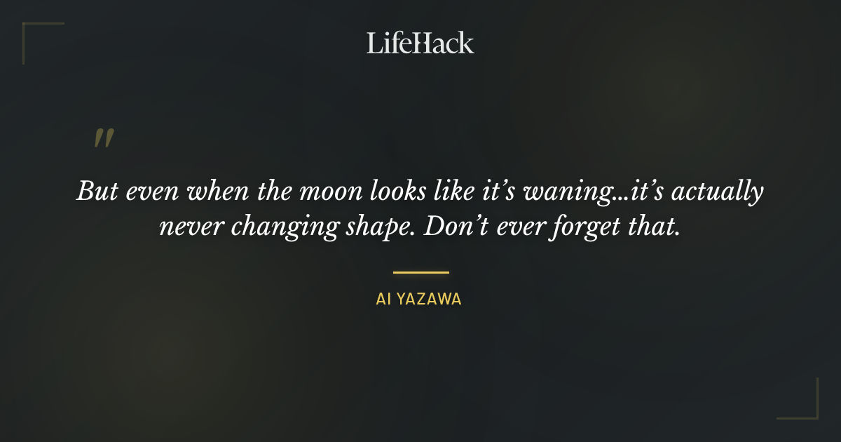Quote by Ai Yazawa