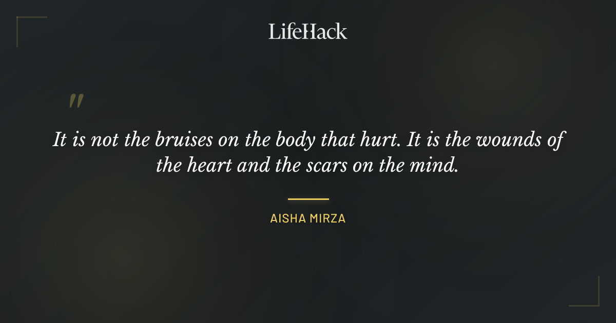 Quote by Aisha Mirza