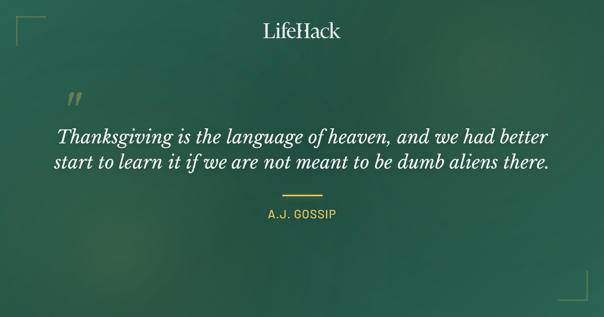 Quote by A.J. Gossip