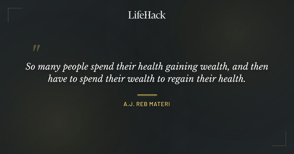 Quote by A.J. Reb Materi