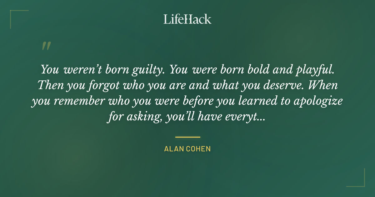 Quote by Alan Cohen