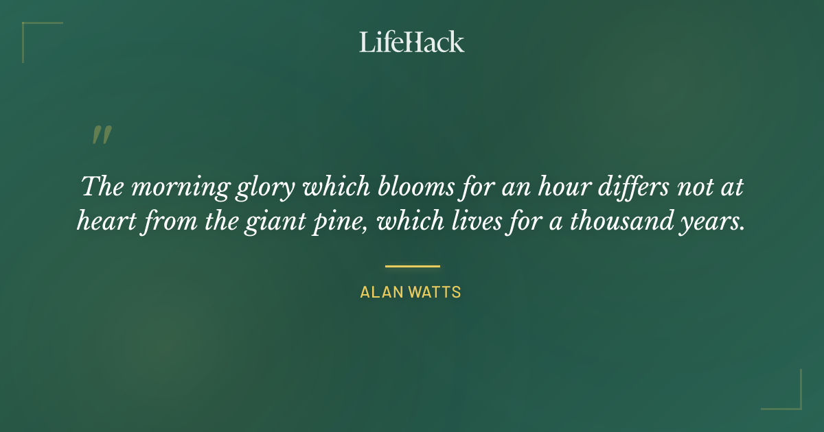 Quote by Alan Watts