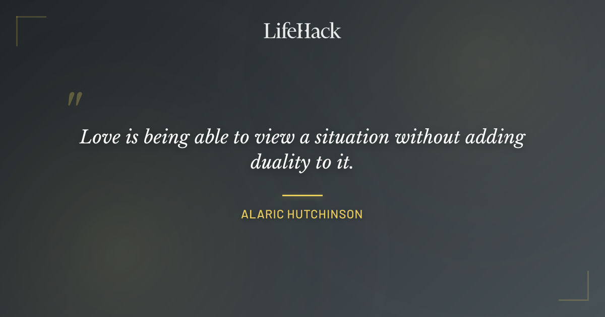 Quote by Alaric Hutchinson