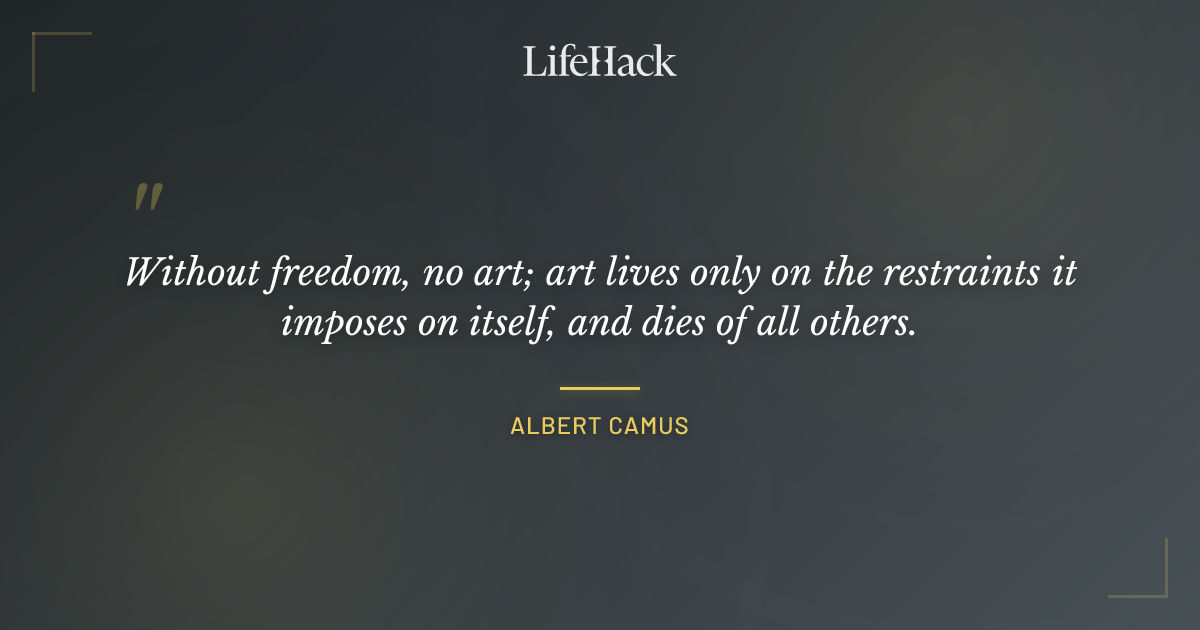 Quote by Albert Camus