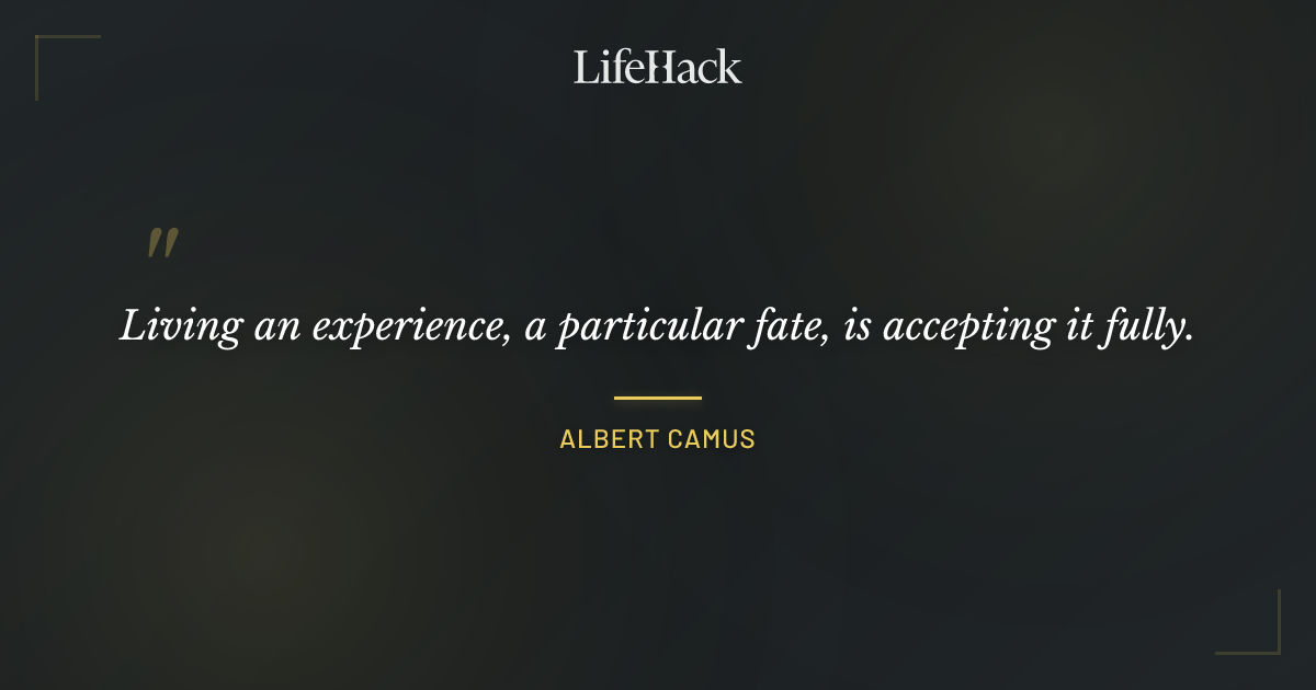 Quote by Albert Camus