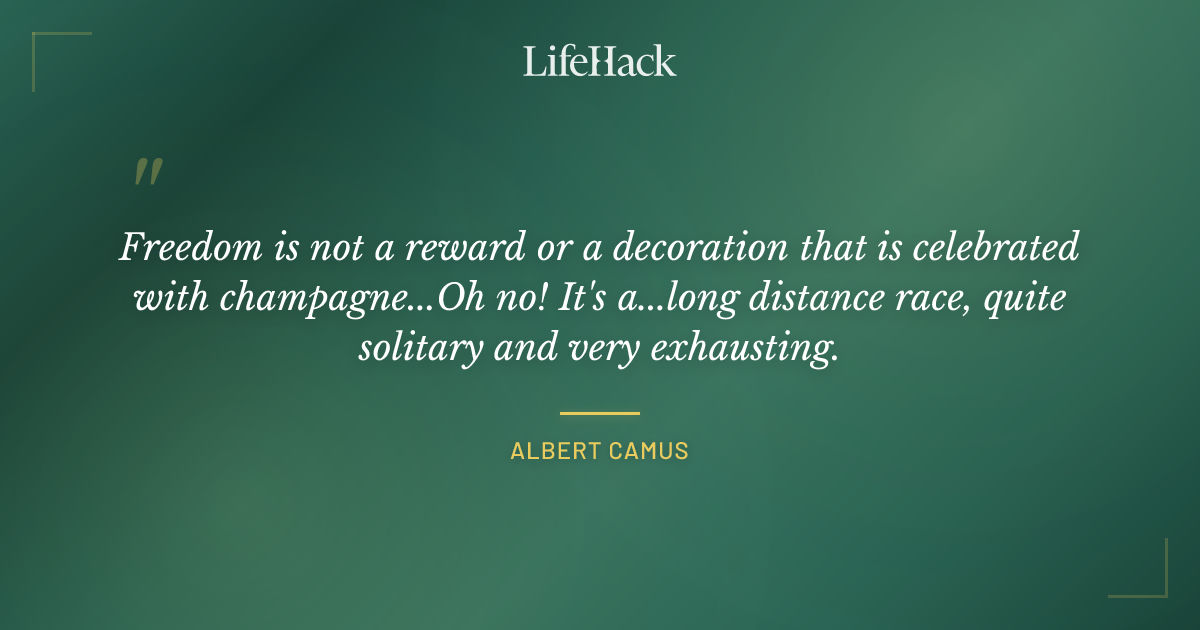 Quote by Albert Camus