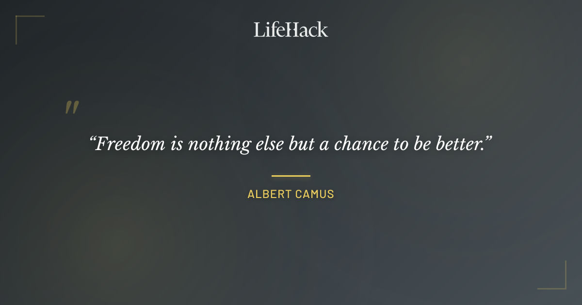 Quote by Albert Camus