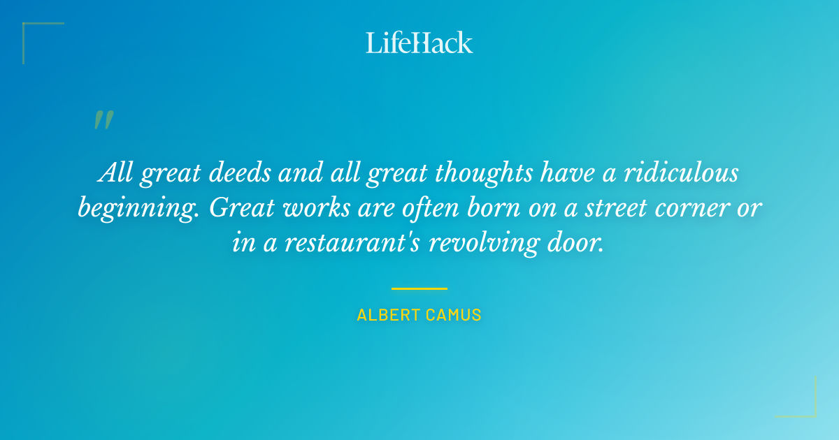 Quote by Albert Camus
