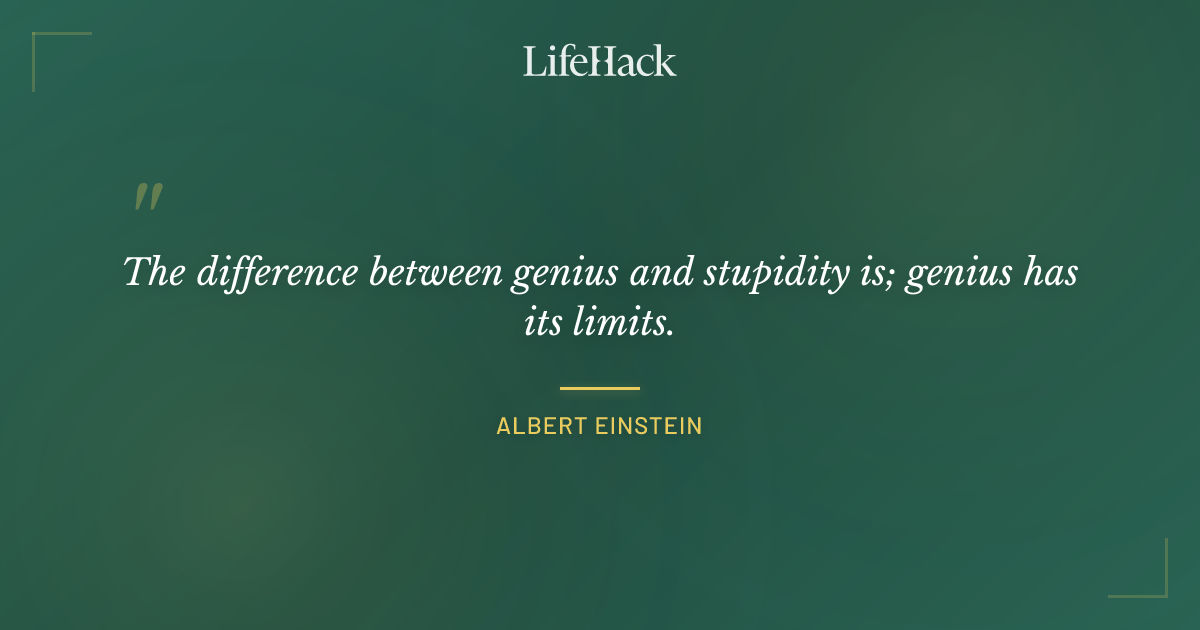 Quote by Albert Einstein