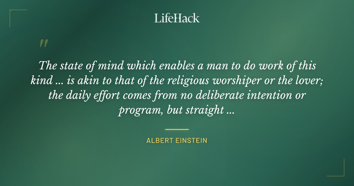 Quote by Albert Einstein