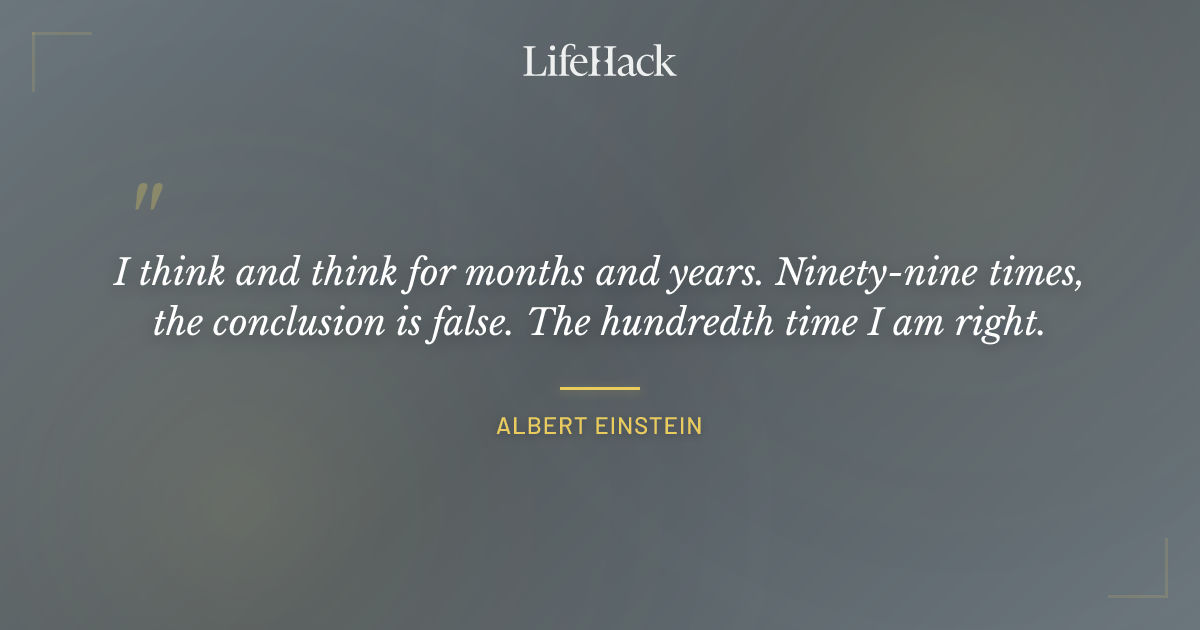 Quote by Albert Einstein