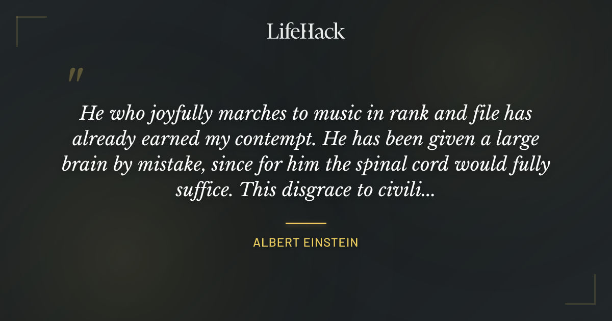 Quote by Albert Einstein