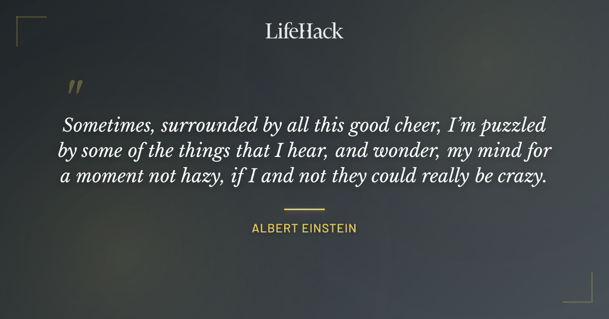 Quote by Albert Einstein