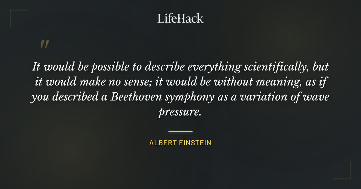Quote by Albert Einstein