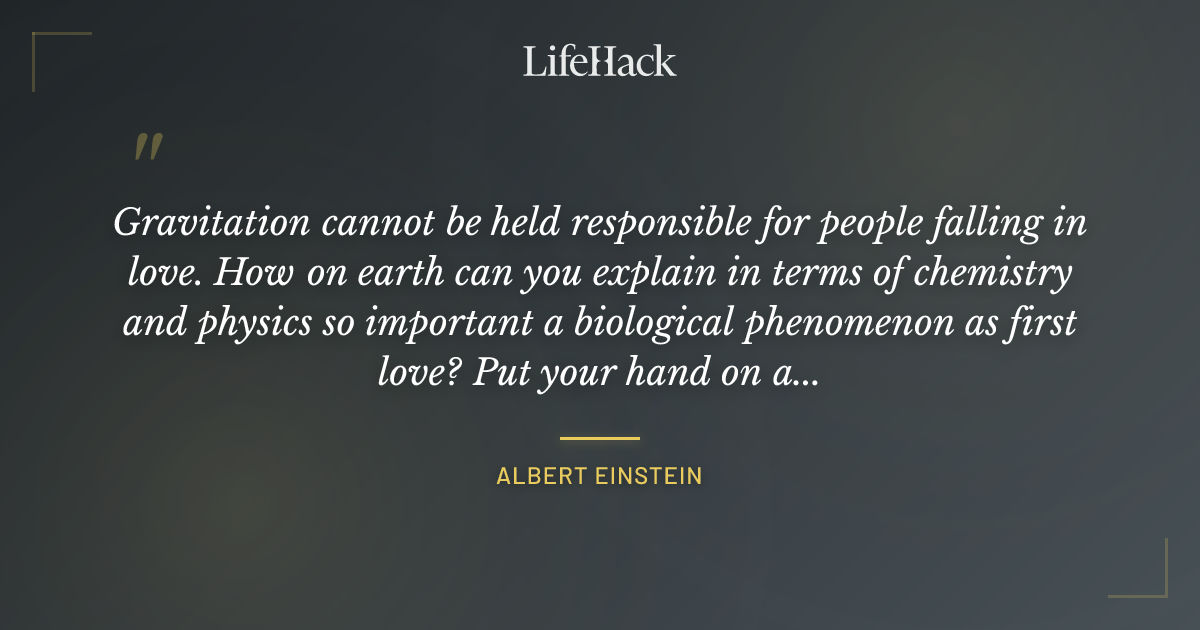 Quote by Albert Einstein