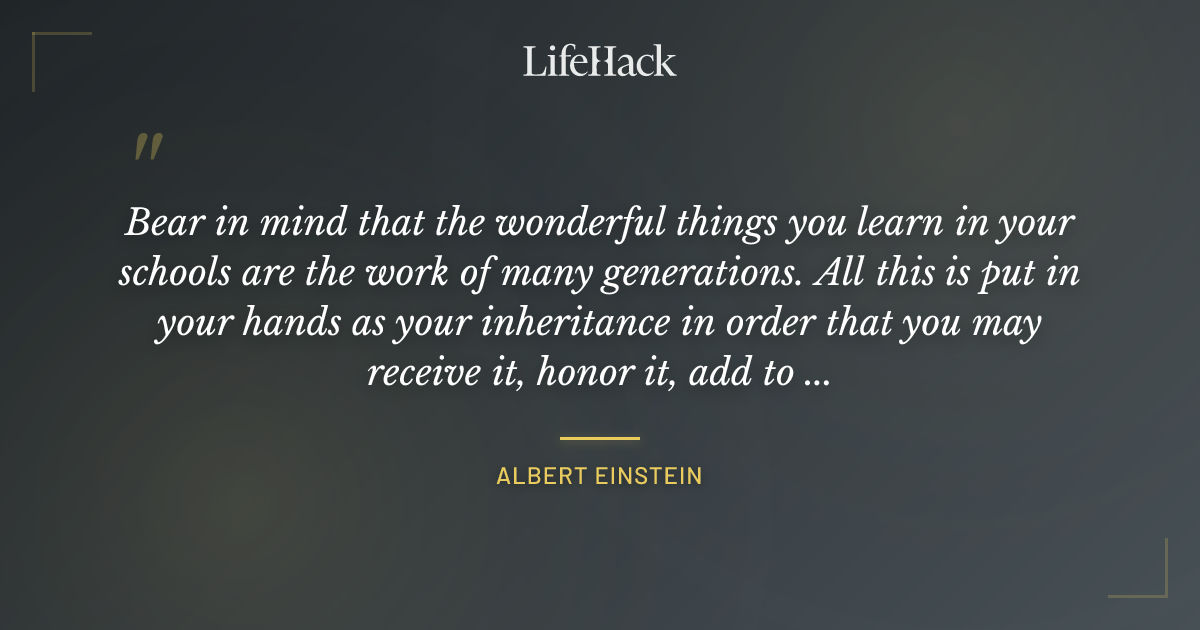 Quote by Albert Einstein
