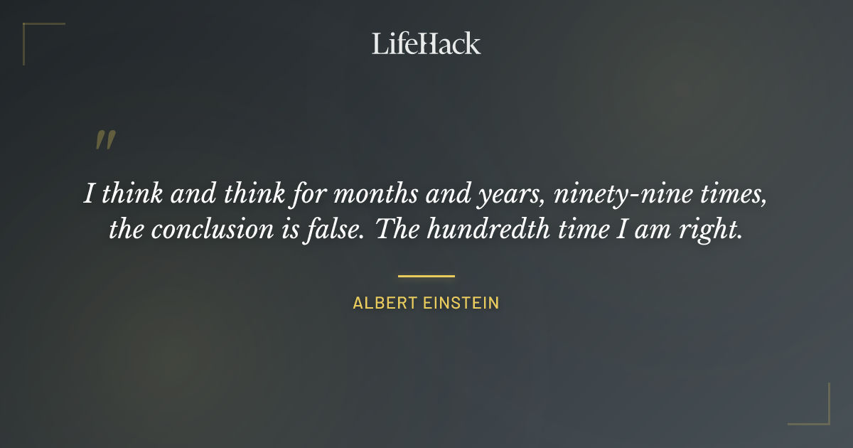 Quote by Albert Einstein