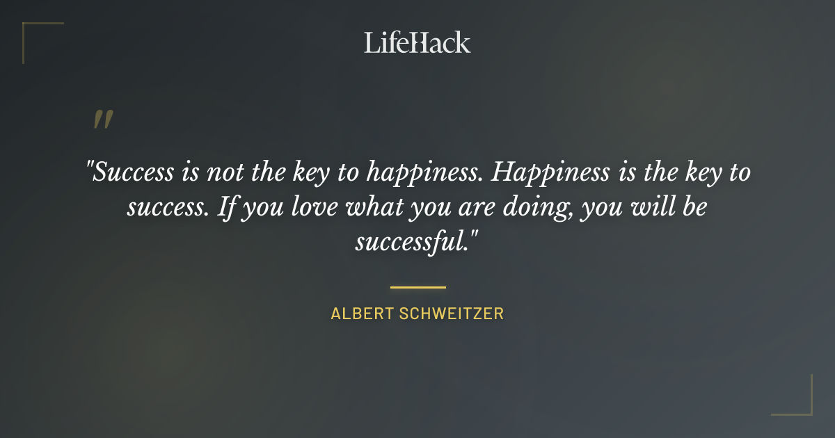 Quote by Albert Schweitzer