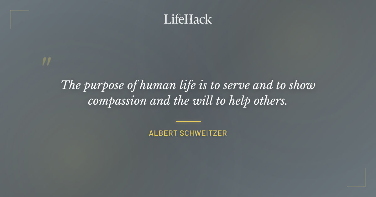 Quote by Albert Schweitzer