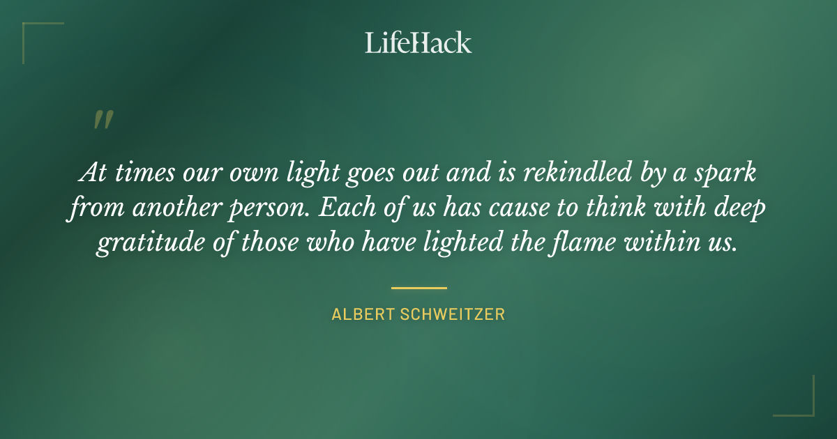Quote by Albert Schweitzer