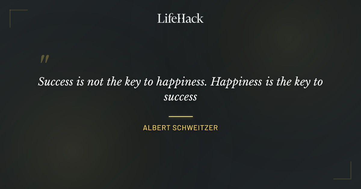 Quote by Albert Schweitzer